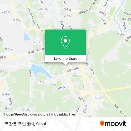 목감동 주민센터 map