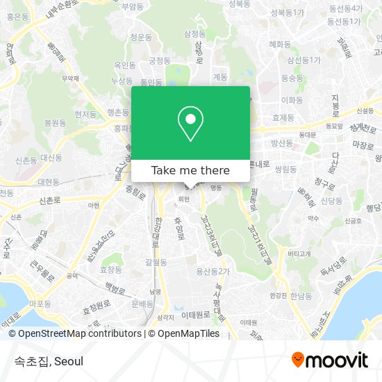 속초집 map