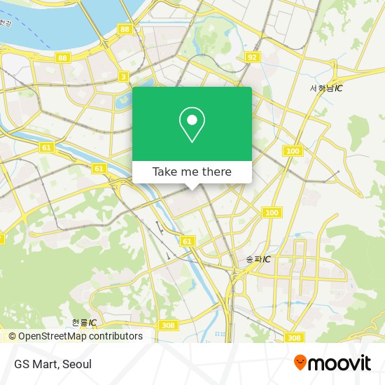 How to get to GS Mart in 송파구, 서울시 by Subway or Bus | Moovit