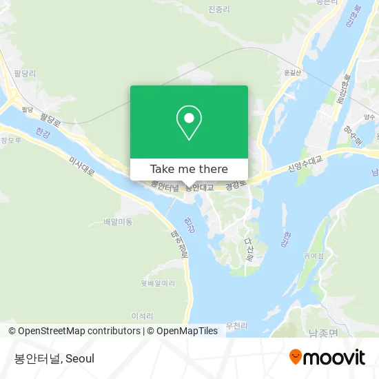봉안터널 map