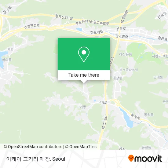 이케아 고기리 매장 map