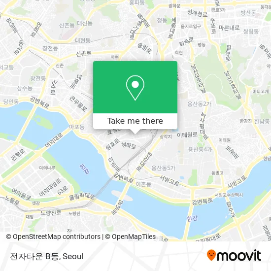 전자타운 B동 map