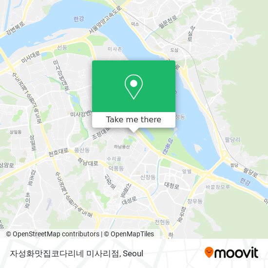 자성화맛집코다리네 미사리점 map