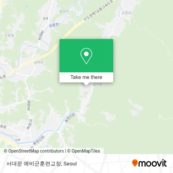 서대문 예비군훈련교장 map
