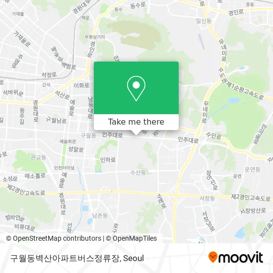 구월동벽산아파트버스정류장 map