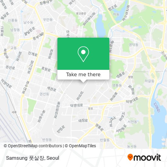 Samsung 풋살장 map