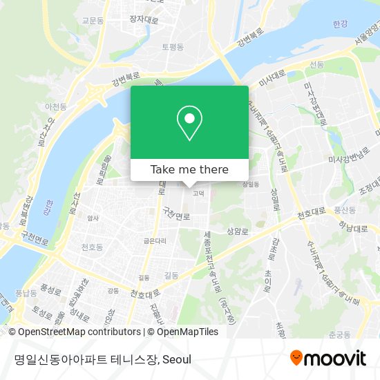 명일신동아아파트 테니스장 map