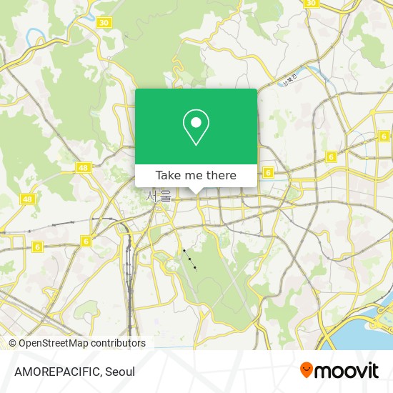 AMOREPACIFIC map