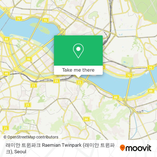 How to get to 래미안 트윈파크 Raemian Twinpark in 동작구, 서울시 by Subway or Bus | Moovit