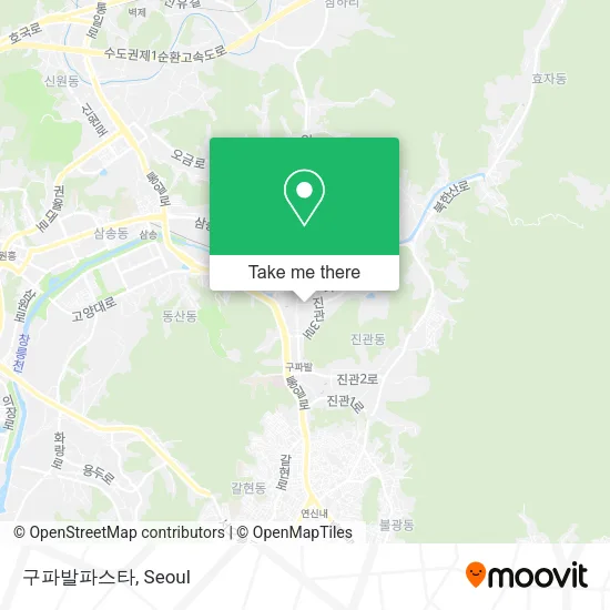구파발파스타 map