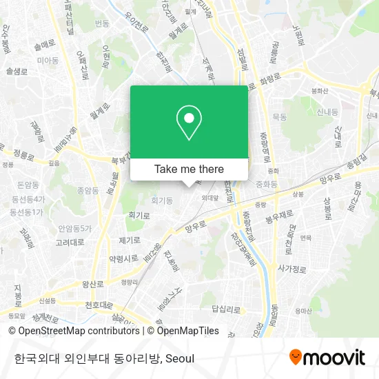한국외대 외인부대 동아리방 map