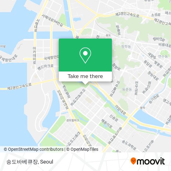 송도바베큐장 map