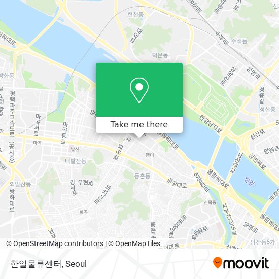 한일물류센터 map