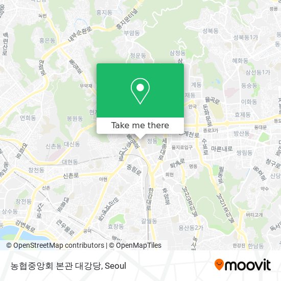 농협중앙회 본관 대강당 map