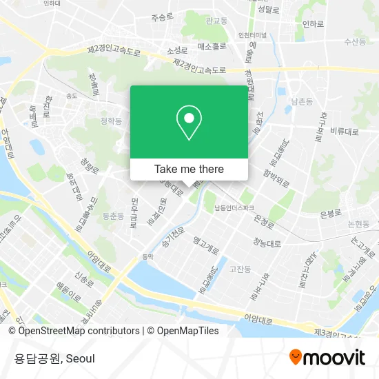 용담공원 map