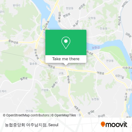 농협중앙회 여주남지점 map