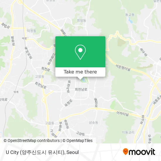 U City (양주신도시 유시티) map