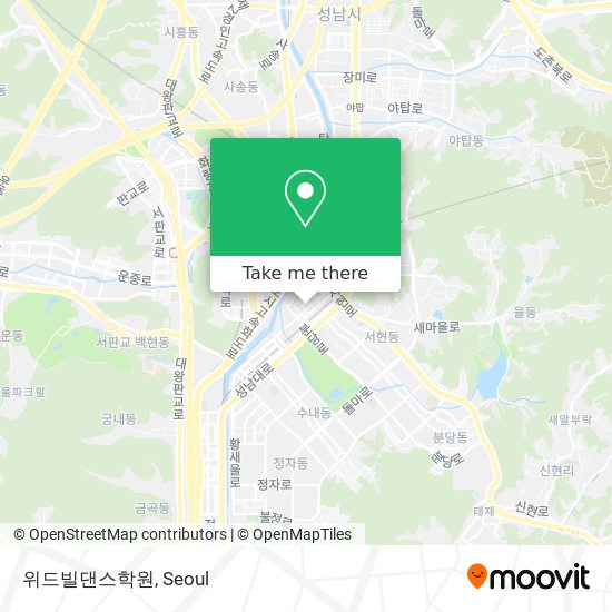 위드빌댄스학원 map