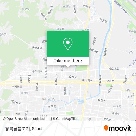 경복궁불고기 map