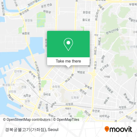 경복궁불고기(가좌점) map