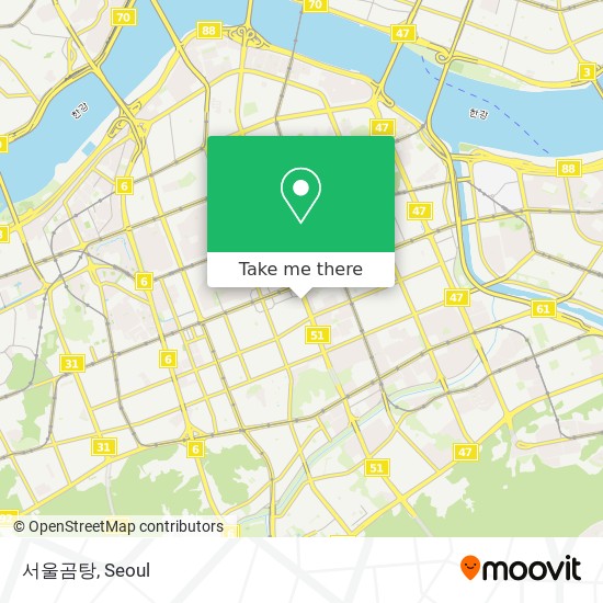 서울곰탕 map
