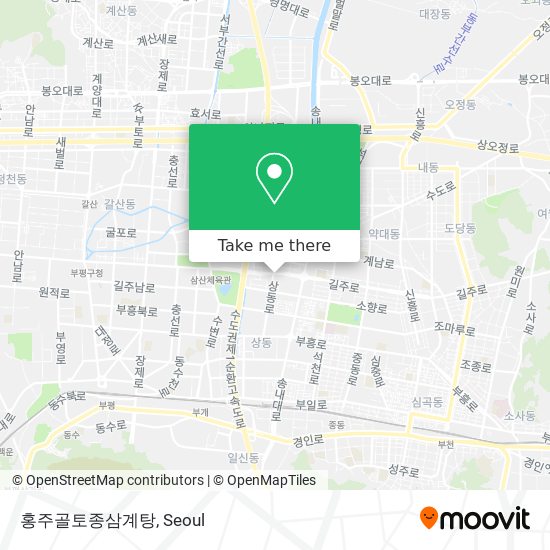 홍주골토종삼계탕 map