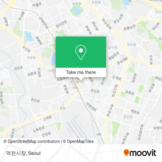 역전시장 map
