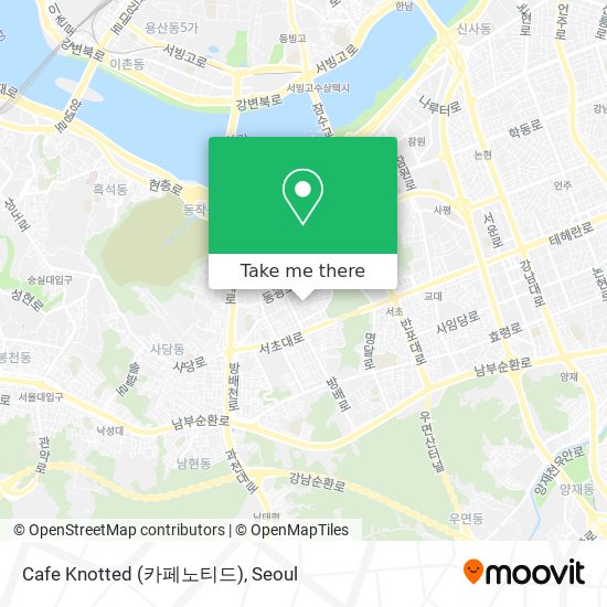 Cafe Knotted (카페노티드) map