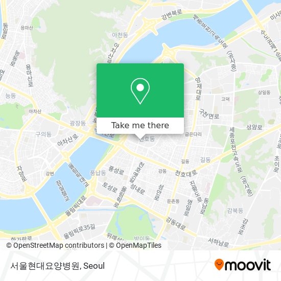 서울현대요양병원 map