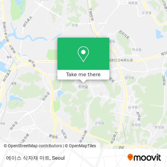 에이스 식자재 마트 map