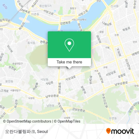 오란다볼링파크 map