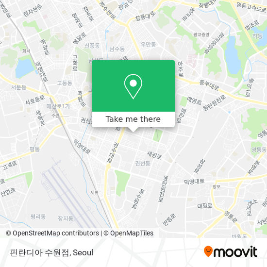 핀란디아 수원점 map