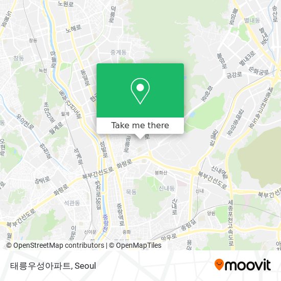 태릉우성아파트 map