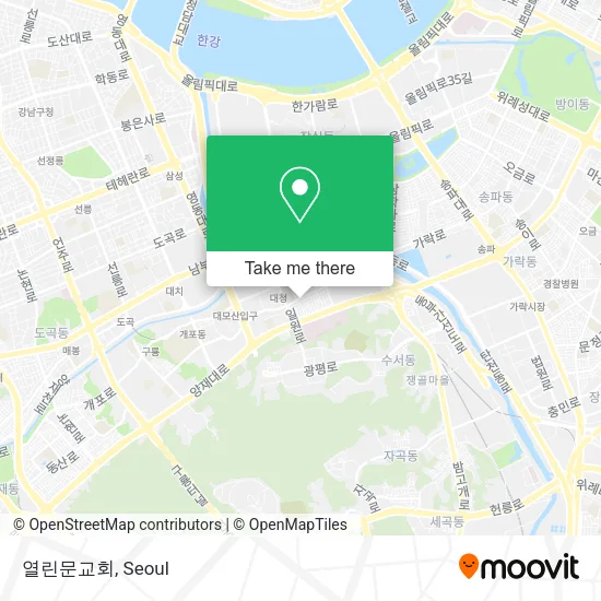 열린문교회 map