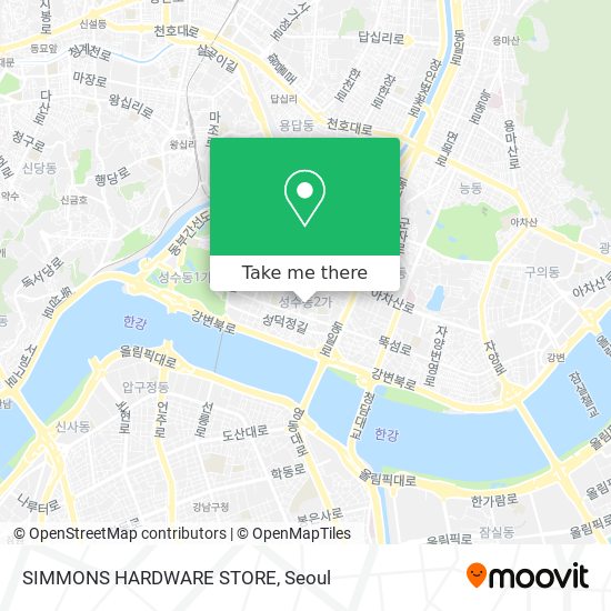 SIMMONS HARDWARE STORE map