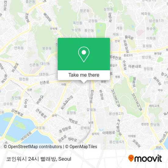 코인워시 24시 빨래방 map