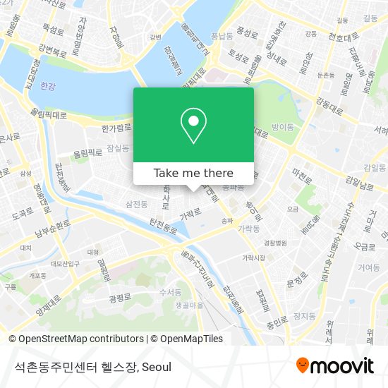 석촌동주민센터 헬스장 map