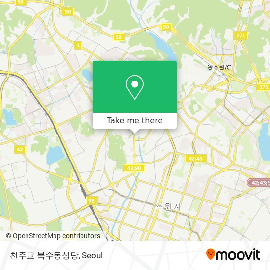 천주교 북수동성당 map