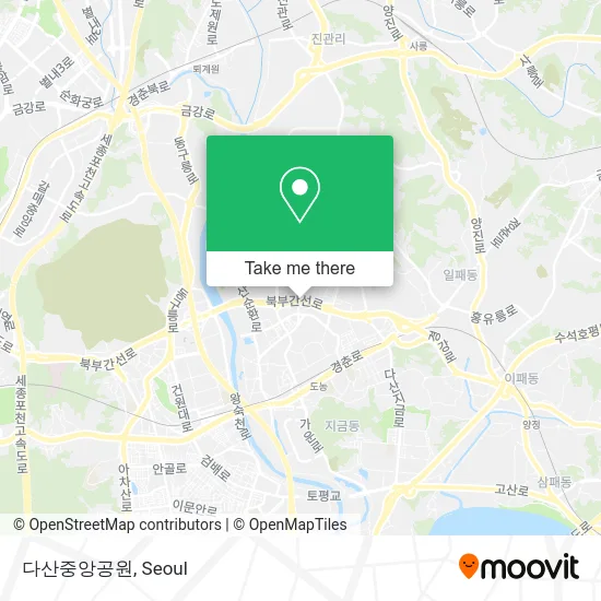 다산중앙공원 map