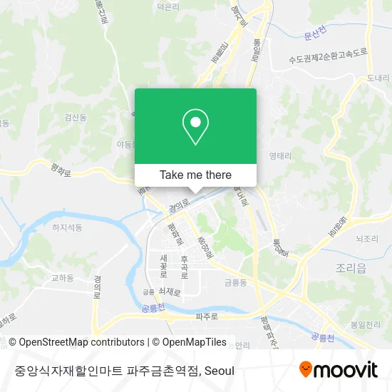 중앙식자재할인마트 파주금촌역점 map