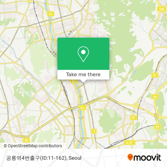 공릉역4번출구(ID:11-162) map