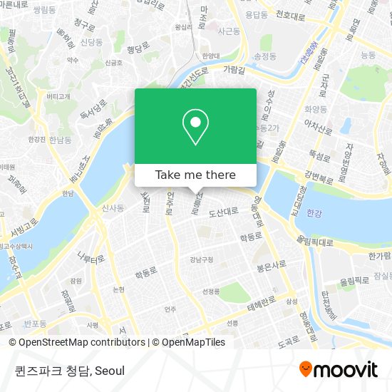 퀸즈파크 청담 map