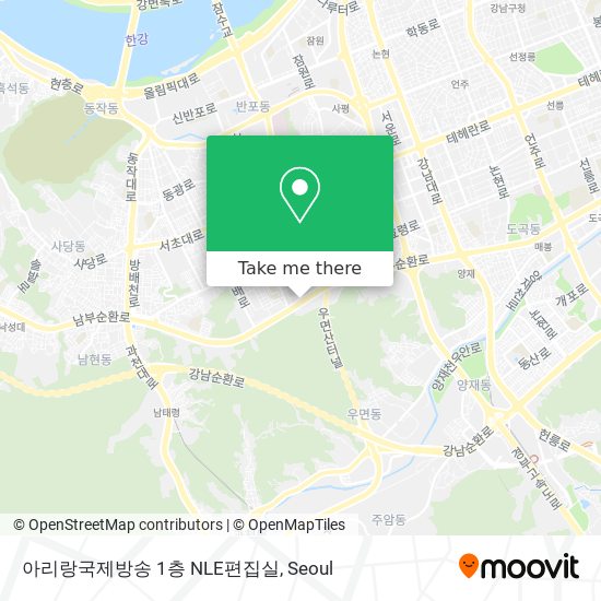아리랑국제방송 1층 NLE편집실 map