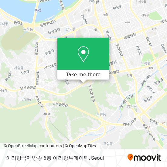 아리랑국제방송 6층 아리랑투데이팀 map