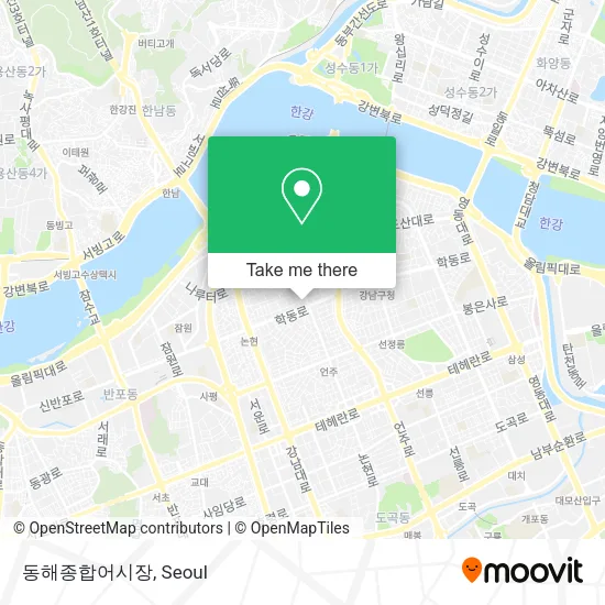 동해종합어시장 map