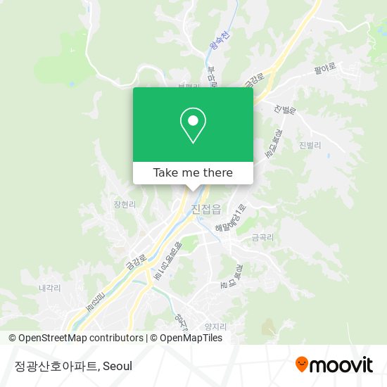 정광산호아파트 map