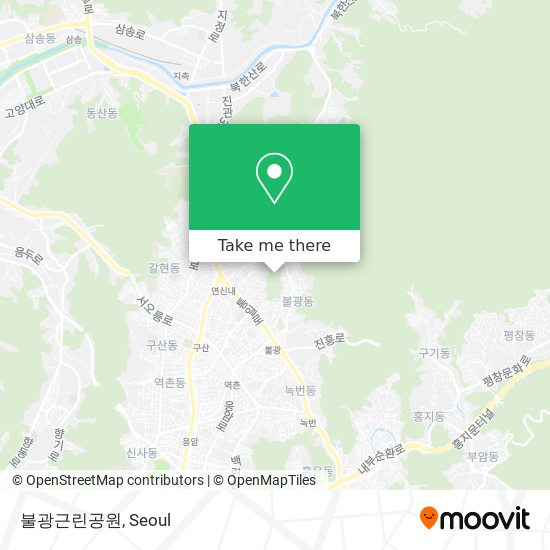 불광근린공원 map