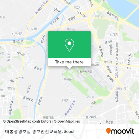대통령경호실 경호안전교육원 map