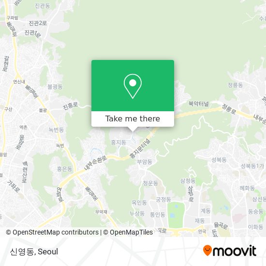 신영동 map