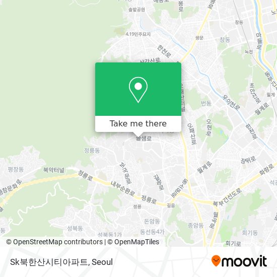 Sk북한산시티아파트 map